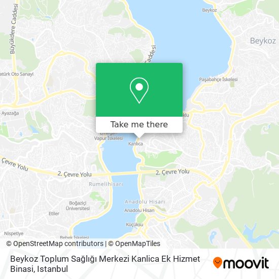 Beykoz Toplum Sağlığı Merkezi Kanlica Ek Hizmet Binasi map