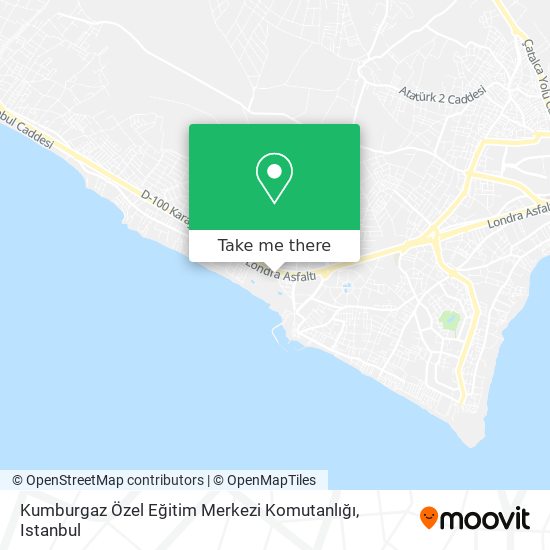 Kumburgaz Özel Eğitim Merkezi Komutanlığı map