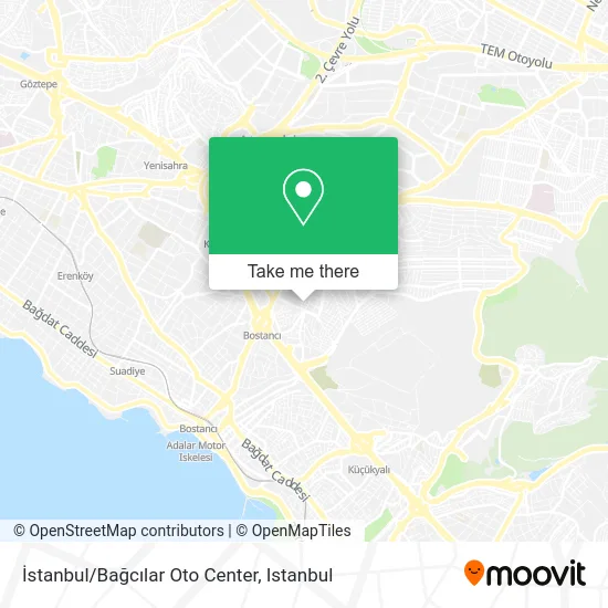 İstanbul/Bağcılar Oto Center map