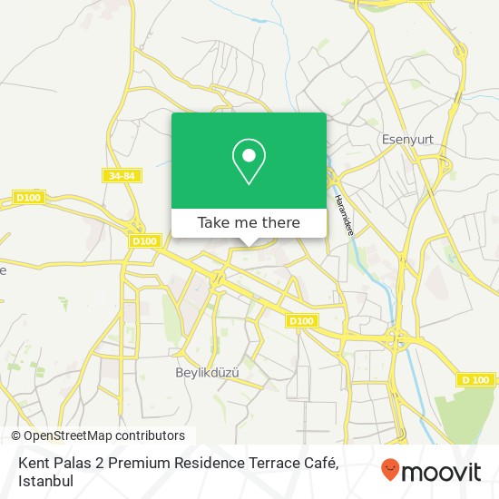 Kent Palas 2 Premium Residence Terrace Café map