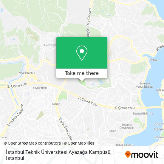 İstanbul Teknik Üniversitesi Ayazağa Kampüsü map