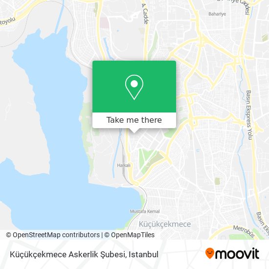 Küçükçekmece Askerlik Şubesi map