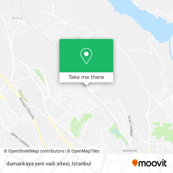 dumankaya yeni vadi sitesi map