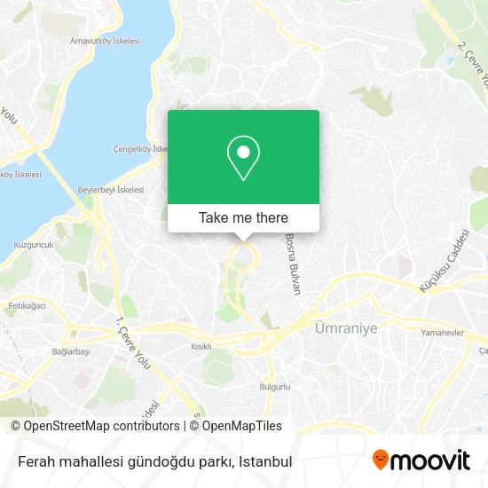 Ferah mahallesi gündoğdu parkı map