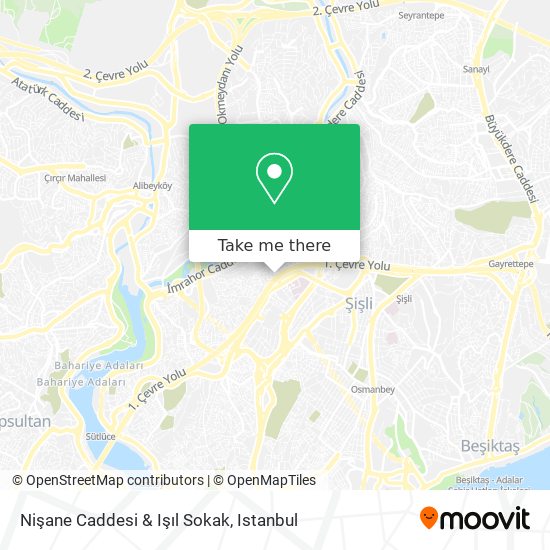 Nişane Caddesi & Işıl Sokak map