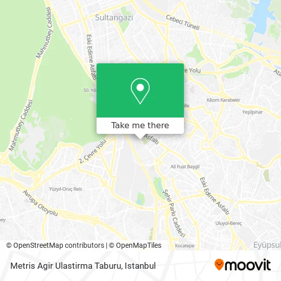 Metris Agir Ulastirma Taburu map
