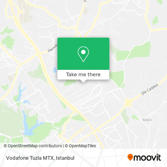 Vodafone Tuzla MTX map