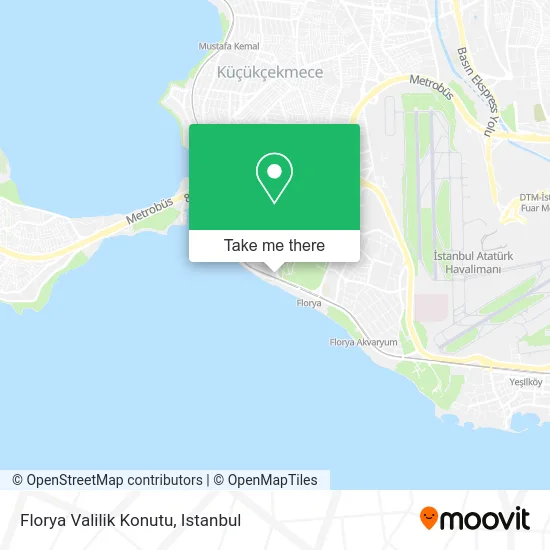 Florya Valilik Konutu map