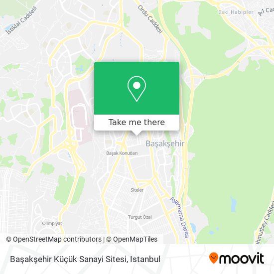 Başakşehir Küçük Sanayi Sitesi map