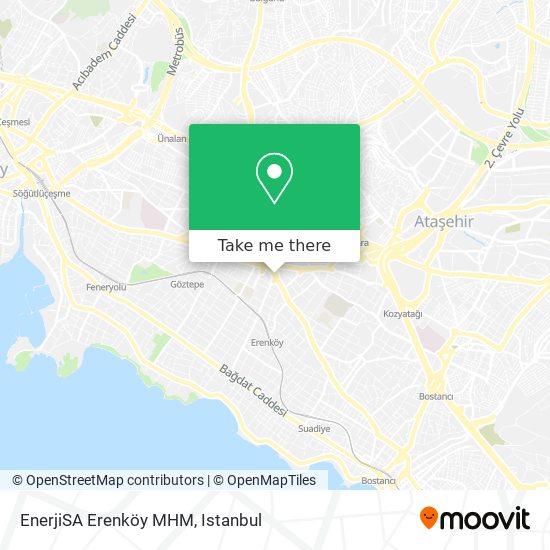 EnerjiSA Erenköy MHM map