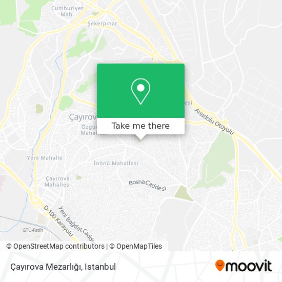 Çayırova Mezarlığı map
