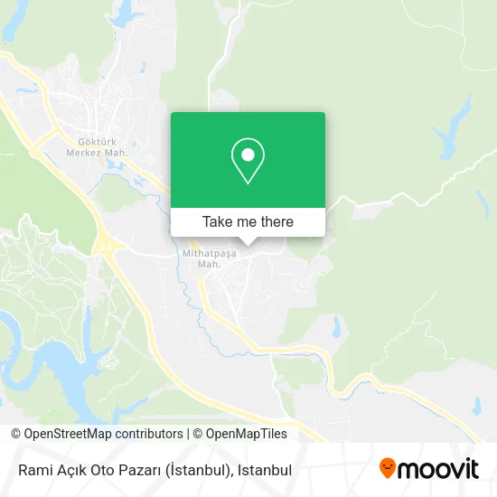 Rami Açık Oto Pazarı (İstanbul) map