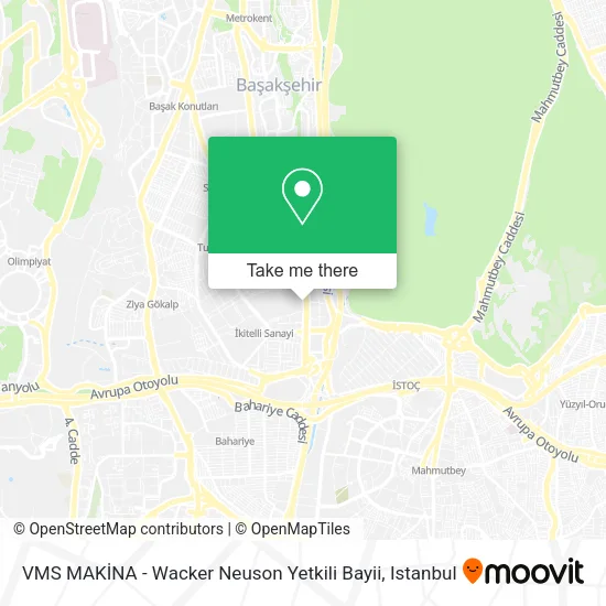 VMS MAKİNA - Wacker Neuson Yetkili Bayii map