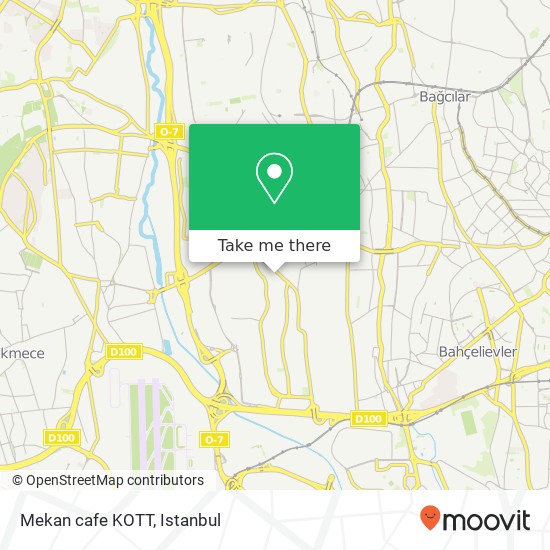 Mekan cafe KOTT map