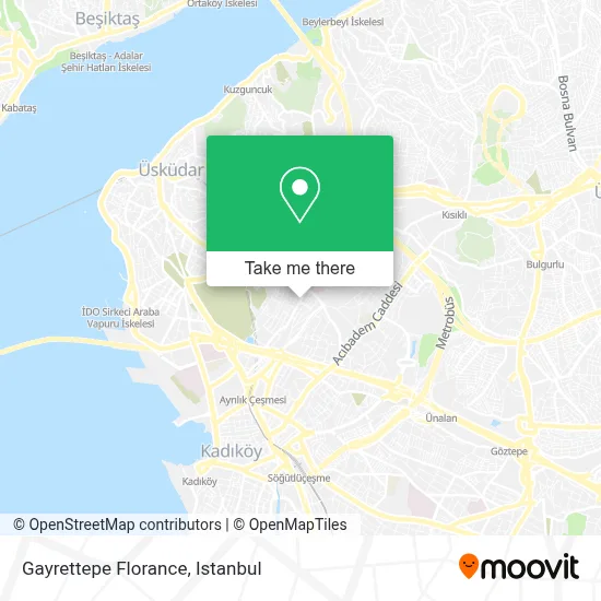 Gayrettepe Florance map
