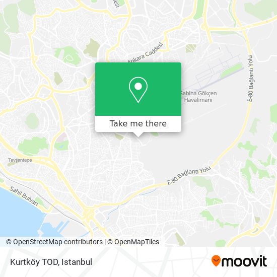 Kurtköy TOD map