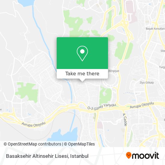 How To Get To Basaksehir Altinsehir Lisesi In Basaksehir By Bus Or Cable Car