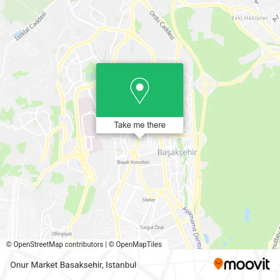 Onur Market Basaksehir map
