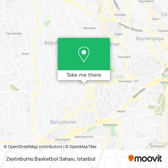 Zeytinburnu Basketbol Sahası map