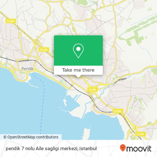 pendik 7 nolu Aile sagligi merkezi map