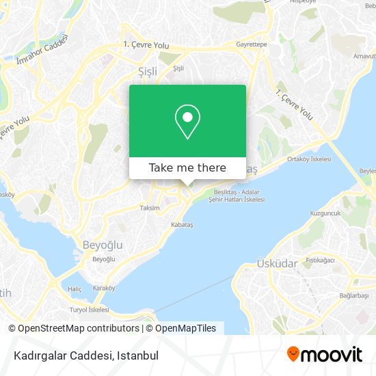 Kadırgalar Caddesi map