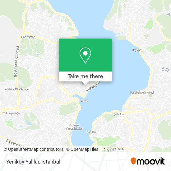 Yeniköy Yalılar map