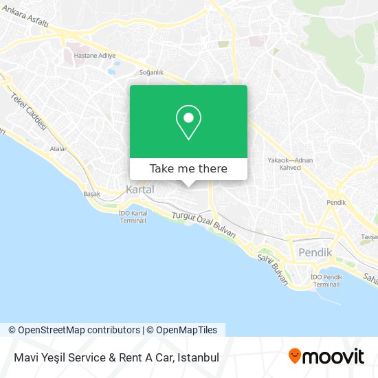 Mavi Yeşil Service & Rent A Car map