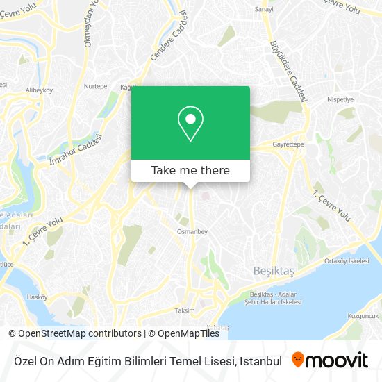 Özel On Adım Eğitim Bilimleri Temel Lisesi map