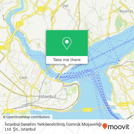 İstanbul Denetim Yetkilendirilmiş Gümrük Müşavirliği Ltd. Şti. map