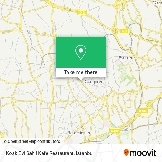 Köşk Evi Sahil Kafe Restaurant map
