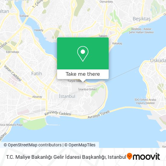 T.C. Maliye Bakanlığı Gelir İdaresi Başkanlığı map