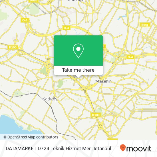 DATAMARKET D724 Teknik Hizmet Mer. map