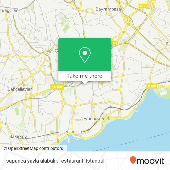 sapanca yayla alabalik restaurant map