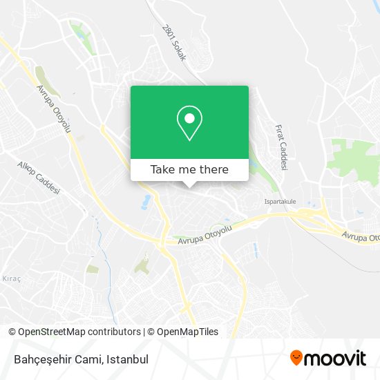 Bahçeşehir Cami map