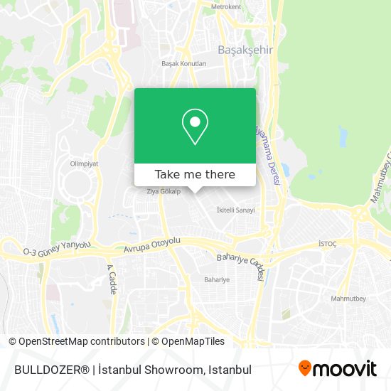 BULLDOZER® | İstanbul Showroom map