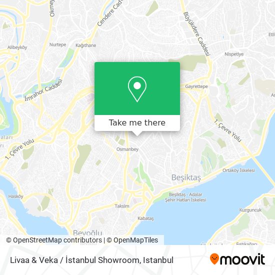 Livaa & Veka / İstanbul Showroom map