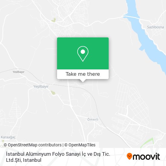 İstanbul Alüminyum Folyo Sanayi İç ve Dış Tic. Ltd.Şti map