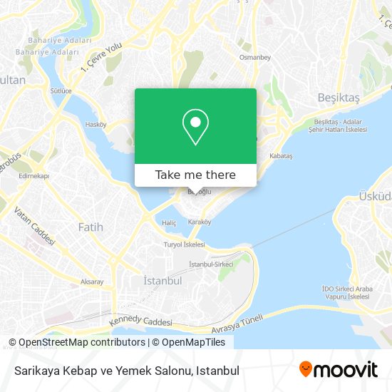 Sarikaya Kebap ve Yemek Salonu map