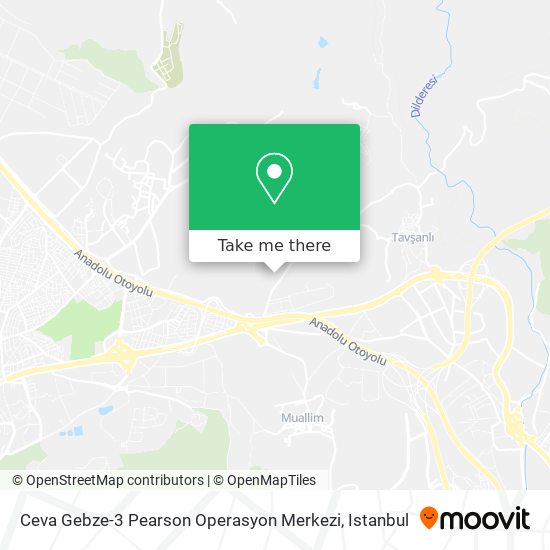 Ceva Gebze-3 Pearson Operasyon Merkezi map