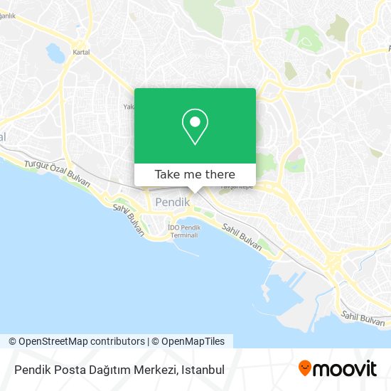 Pendik Posta Dağıtım Merkezi map