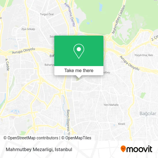 Mahmutbey Mezarligi map