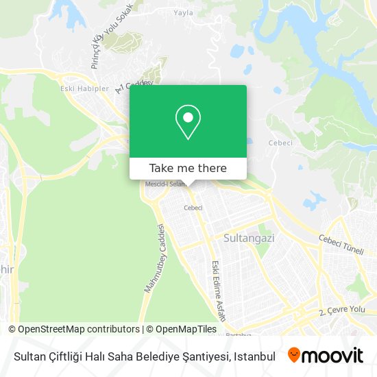 Sultan Çiftliği Halı Saha Belediye Şantiyesi map