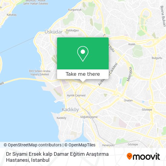 Dr Siyami Ersek kalp Damar Eğitim Araştırma Hastanesi map