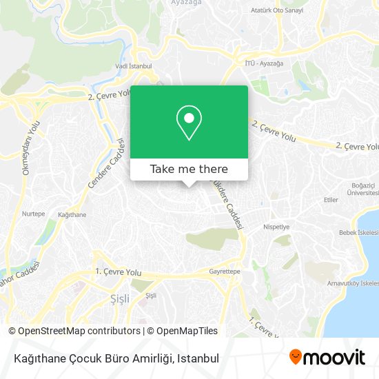 Kağıthane Çocuk Büro Amirliği map