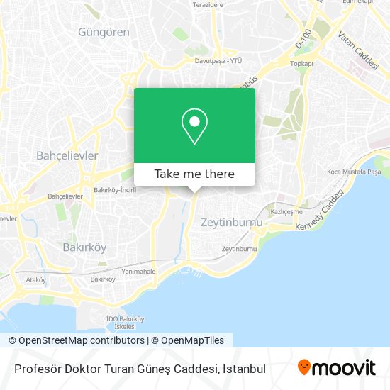 Profesör Doktor Turan Güneş Caddesi map