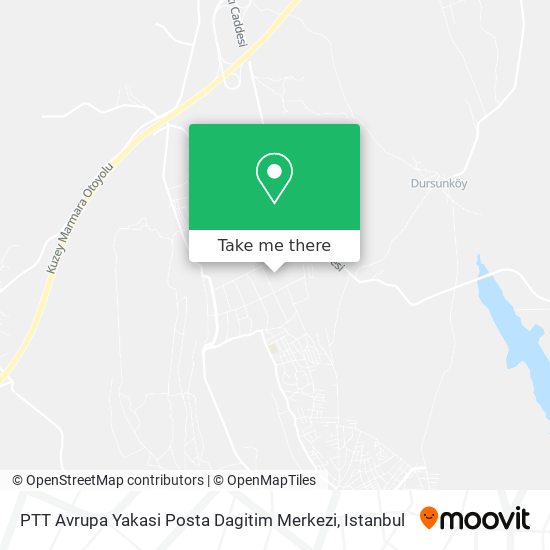 PTT Avrupa Yakasi Posta Dagitim Merkezi map