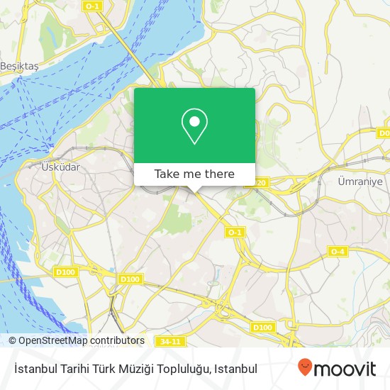 İstanbul Tarihi Türk Müziği Topluluğu map