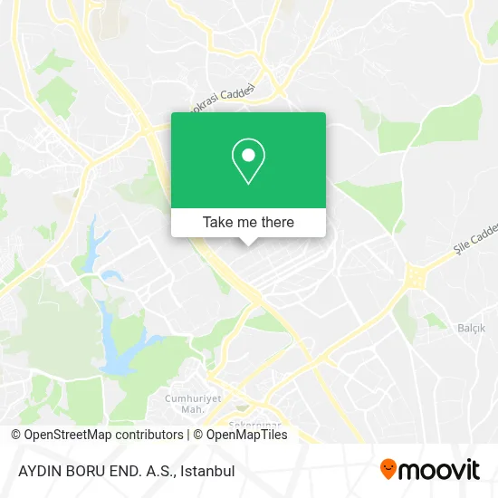 AYDIN BORU END. A.S. map