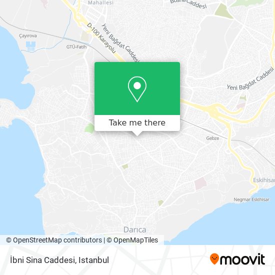 İbni Sina Caddesi map