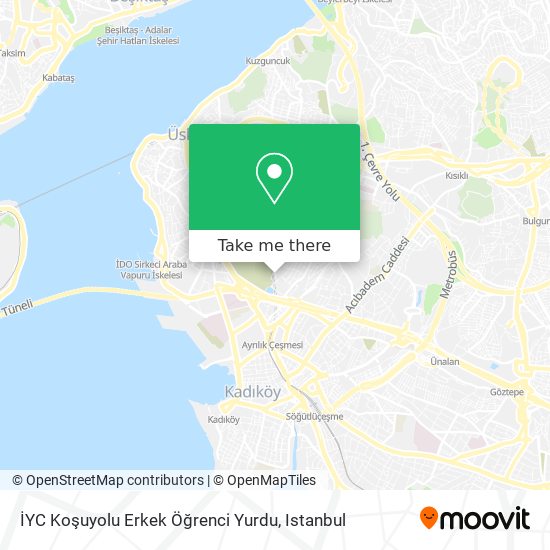 İYC Koşuyolu Erkek Öğrenci Yurdu map